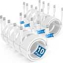 8Pack Bulk USB C to USB C Cable for iPhone 17/Air/16/15 Pro Max, Type C 60W Fast Charging Cord PD 3.0 Compatible for MacBook Pro/Air iPad, Samsung S25/S24, Air Pods [1FTx2/3FTx3/6FTx3/10FTx2] (White)