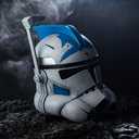 Evere SW Clone Arc Commander Helmet Cosplay Deluxe Halloween Collectible Prop, One Size (White)