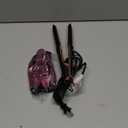 Annlary Hair Straightener 1 Inch Flat Iron and Curler 2 in 1 Titanium Ceramic Ionic Dual Voltage Straightener with Heat-Resistant Silicone, for Less Frizz, Shinier & Smoother (Black/Rose Gold)