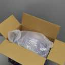 FLOWERCAT 100 PCS Clear Plastic Plates - Heavy Duty Plastic Plates Disposable -Straw hat plate for Birthday party &Wedding - Serve for 50 Guests Party (10 Inch & 7 Inch)(Clear)