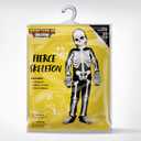 Spooktacular Creations Halloween Fierce 3D Skeleton Costume Set for Kids Halloween Dress Up, Role-play, Carnival Cosplay (S)