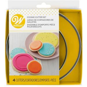 Wilton Nesting Circles Cookie Cutter Set, 4-Piece