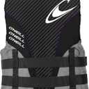 ONeill Womens SuperLite USCG Approved Life Vest Lightweight Womens Life Jacket for Boating, Wakeboarding, Waterskiing & Your Favorite Water Activities, Size: Large