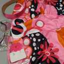 SATINIOR 4 Pcs 60s 70s Hippie Costume Women Retro Disco Outfit Groovy Dress Headband Earring Party Sunglasses for Halloween (Medium)