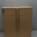 QSH Dark Wheat Stonewashed Cotton Oversized King Quilt Bedspread Set(128"x120"),3PCs Farmhouse Ruffled Bedspread California King,Shabby Soft Lightweight Crinkled Quilt Coverlet Bed with Pillow Shams