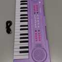 Keyboard Piano for Kids, BIGFUN 37 Keys Toddler Piano Multifunction Music Educational Instrument Toy, Electronic Kids Keyboard for 3-7 Year Old Girls and Boys (Purple)