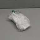 Giwawa White Marble Kitchen Hanging Towel, Black Textured Marbling Hand Tie Towels with Hook & Loop Set of 2, Elegant Granite Stone Surface Soft Tea Bar Dish Towel for Bathroom Laundry Room Decor