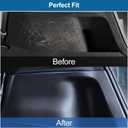 for 2025 2026 Tesla Model Y Juniper Rear Trunk Side Full Protective Cover Pads Anti-Scratch Mats 5 Seat Trunk Side Guard Panel Protectors for Juniper Refresh Accessories TPE Leather Velcro Stick