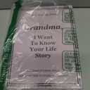 Grandma I Want to Know Your Life Story Journal, Leather Hardcover Book with 250+ Prompt Questions for Grandmother to Share Her Love and Memories, Christmas Gifts for Grandma Birthday Mother's Day