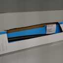 iDesign Curved Metal Shower Curtain Rod, Adjustable Customizable Curtain Rod for Bathtub, Stall, Closet, Doorway, 41-72 Inches, Matte Black,79077