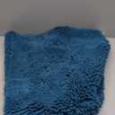 OLANLY Bathroom Rugs 47x17, Extra Soft Absorbent Chenille Bath Rugs, Rubber Backing Quick Dry, Machine Washable Bath Mats for Bathroom Floor, Tub and Shower, Home Decor Accessories, Peacock Blue
