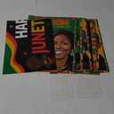 Wiooffen 16Pcs Juneteenth History Posters Freedom Day Wall Bulletin Board Set 11 x 14Inch 1865 African American Poster Inspirational Wall Art for June 19th Office Classroom Decorations