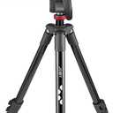 JOBY Compact Advanced, Camera Tripod with 3-Way Head, Universal -20 Quick Release Attachment and Carrying Bag, for CSC, DSLR, Mirrorless Camera, Smartphone, Colour: Black
