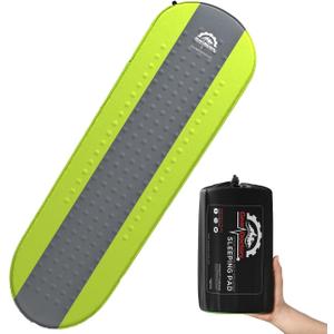 Gear Doctors Self Inflating Camping Sleeping Pad for Camping 4.3 R Insulated Camping mats-1.5 in Must Haves Inflatable Foam air Sleep mat Self Inflating air Mattress for Camping cot pad Tent Floors