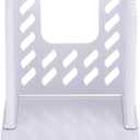 ORIONE Adjustable Toast Slicer/Cutting Guide for Homemade Bread, Plastic Bread Slicer Loaf for Slicing Bread Foldable Kitchen Baking Tools (White)