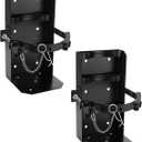 SPARKWHIZ 2 Pack Fire Extinguisher Mount for 10lb dry/5lb CO2 Extinguisher, Fire Extinguisher Mounting Bracket for Vehicle, Boat, Home, Garage