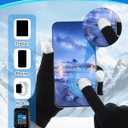 32 Pcs Winter Beanie Bulk and Gloves Set Knit Hat Touchscreen Gloves for Men Women Beanie Hat Stretchy Glove (Bright Colors)