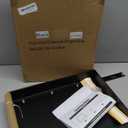 Pull out Cabinet Organizer, 16" Deep Pull Out Drawer for Kitchen Cabinets Adhesive with Nano Film, Slide out Cabinet Organizer Shelf for Pantry Bathroom Organization Black (One Pack)