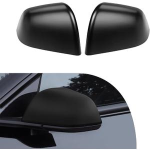 Rearview Mirror Guard Cover for 2017-2025 Tesla Model 3 Side Mirror Cover External Accessories (Matt Black, Model 3)