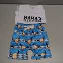 Western Baby Boy Summer Clothes Cow Print Short Sleeve T-Shirt Casual Jogger Shorts Toddler Cowboy Outfit  2-3Y