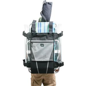 Folding Chair Carrying Bag - Large Beach Chair Backpack -Beach Accessories Must Haves - Beach Chair Carrying Bag - 2025 Version Reinforced and Stronger Zippers