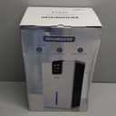 Dehumidifier for Home, 98OZ Tank Water,(1000 sq.ft) Dehumidifier for Bathroom,Badroom,Basement,with Auto Shut Off, 7 Color LED,Gray