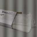 30 Pieces Acrylic Table Numbers 1-30 for Wedding Reception Clear Table Number Signs 1-30 with Stand Hexagonal Rectangle for Wedding Event Party Restaurant (Rectangular Style)