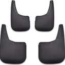 Tecoom Mud Flaps Splash Guards for Chevrolet Silverado 1500 2007-2013/2500 HD 3500 HD 2007-2014 Front and Rear Black Set of 4