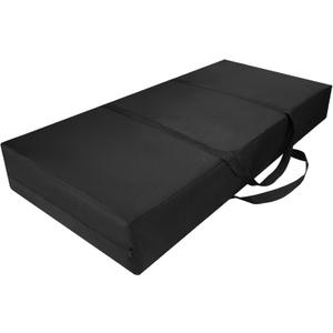 LTHCCOU Table Leaf Storage Bag Heavy Duty Waterproof Extra Large 50" Lx24 W Table Leaf Covers Protector with Reinforced Handles for Storage, Black