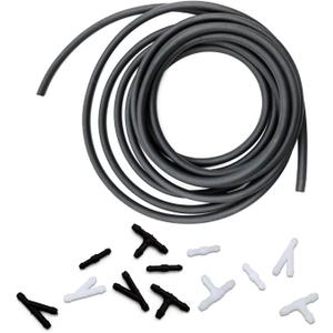 Windshield Washer Hose Kit, 4 Meter Washer Fluid Hose with 12 Pcs Hose Connectors, Suitable for Most Car Windshield Washer Tubing