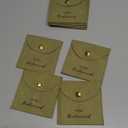 CEELGON Jewelry Bags Bridesmaid Gifts Set of 8 Velvet Small Jewelry Pouch with Button Bracelet Earring Necklace Packaging Bridesmaid Proposal Gift Bags Bridal Party Favors Gifts (Green)