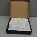 NearMoon Rain Shower Head with 11'' Adjustable Arm, High Pressure Stainless Steel Rainfall Shower, Ultra-Thin Design - Pressure Boosting (10 Inch, Chrome)