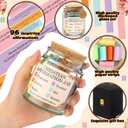 Christian Affirmation Jar Positive Affirmations Jar Color-coded Bible Verse Daily Uplifting Prayer Hope Scripture for Self Care Easter Christian Gifts for Friends Coworker Women