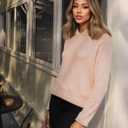 Women Hoodies Sweatshirts Casual Loose Pullover Tops Long Sleeve Fall Shirts Fashion Clothes OneSize (Yellow)