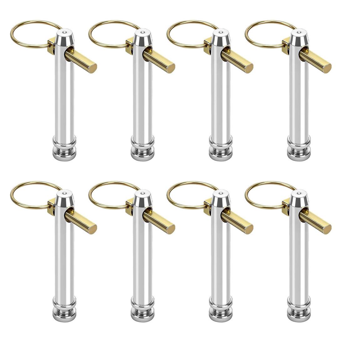 8 Pack S07070200 Tractor Top Link Pin Hitch Accessories kit for Top Link pin for use on Category 1 Tractor Hitch Replace 195589M1 AC339942