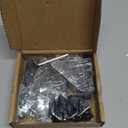 8Sets Black 10 Series L Connector 1010 Aluminum Extrusion Corner with 8PCS 10 Series Corner Bracket 1 Extruded Aluminum 40PCS Screws 1010 T Nut