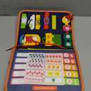 Gojmzo Busy Board Montessori Toys for Toddler Boy Birthday Gifts, Busy Book Sensory Toys for Toddlers, Learning Educational Toddler Travel Activities