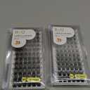 Lash Clusters B02 D Curl 10mm DIY Eyelash Extensions 72 Clusters Lashes C D Curl B&Qaugen Mega Volume Individual Lashes Eyelash Clusters Extensions Individual Lashes Cluster DIY at Home (NM-D-10mm)