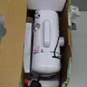 Mini Sewing Machine for Beginners, Portable Electric Sewing Machine with Dual Speed, 12 Built-in Stitches, Foot Pedal, and Accessories Kit for Home DIY Projects & Gift (Purple)