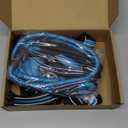 No Pull Dog Harness Adjustable Reflective Oxford Easy Control Medium Large Dog Harness with A Free Heavy Duty 5ft Dog Leash