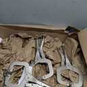 HOZEON 3 PCS 11 Inch C Clamp Locking Pliers with Swivel Pads, Heavy Duty Locking Pliers, Woodworking Clamps Set, Adjustable Nickel Plated C Plier for Wood Working, Welding, Electrician Maintenance