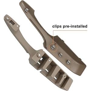 Dtomi Interior Pull Handle Door Armrest Pair Compatible with Chevy GMC Vehicle 2003-2019 Express Van, Savana 1500 2500 3500 Replaces# 10388387, 10388386, 10388390, 15817114, 25750064, 10388389 (2PCS)