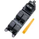 Power Window Master Switch with LED Backlit & Color Switch (Fit 84040-33100/06020/0N020) - Compatible with 2008-2019 Toyota Land Cruiser, Prius, 4Runner, Lexus CT200h & More | Includes Pry Tool