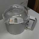 106458S Cutter Bowl Lid and 112204S Cutter Bowl, Compatible with Robot Coupe R2, R2B, R2N, R2 Dice Food Processor, Gray, 3 Quart Combo Set