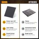 3 x 3PCS Weldable Hot Rolled Mild Steel Plate 1/8" Thick Square Sheet Plate,5" x 5" Weldable & Paintable Steel Plates