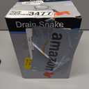 Drain Snake Auger, Plumbing Snake Drain Hair Clog Removal Tool, Heavy Duty Toilet Snake Auger, Sink Unclogger Drain Cleaner Tool for Bathroom Kitchen Tub Shower Drain Clog Remover with Gloves 33 Feet