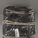 Yarwo 3 Layers Nail Polish Organizer Holds 48 Bottles (15ml/0.5 fl.oz), Detachable Nail Polish Case with Adjustable Dividers, Travel Case for Manicure Set, Black (Bag Only, Patent Pending)