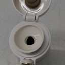 Portable Milk Warmer - Travel & On-the-Go, Quick Heating Breast Milk & Baby Milk Bottle Warmer, USB Rechargeable (White)