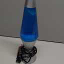 The Original Lava® Lamp - 14.5" Aurora Borealis – Classic Liquid Motion Lamp,White wax / blue liquid / silver base & cap