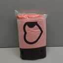 MIULEE Set of 2 Non Slip Shaggy Bathroom Rugs Extra Thick Soft Bath Mats Plush Microfiber Absorbent Water for Tub Shower Machine Washable, Valentines Day Decor (Coral, 16x24 Inches)